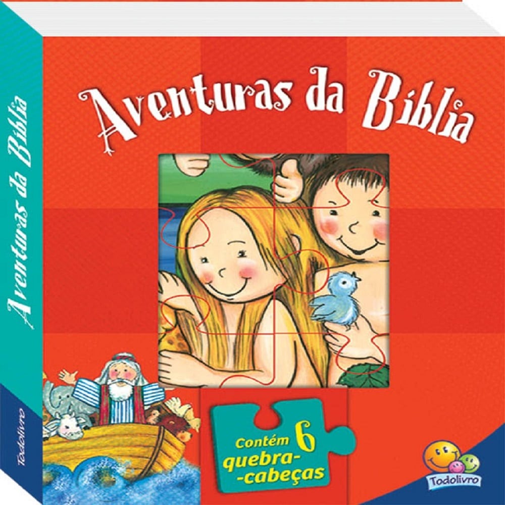 BÍBLIA INFANTIL LIVRO QUEBRA-CABEÇA
