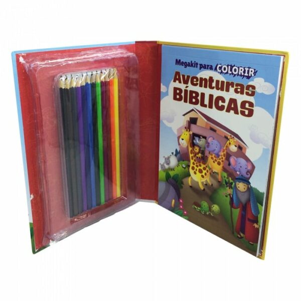 Megakit para Colorir: Aventuras Bíblicas