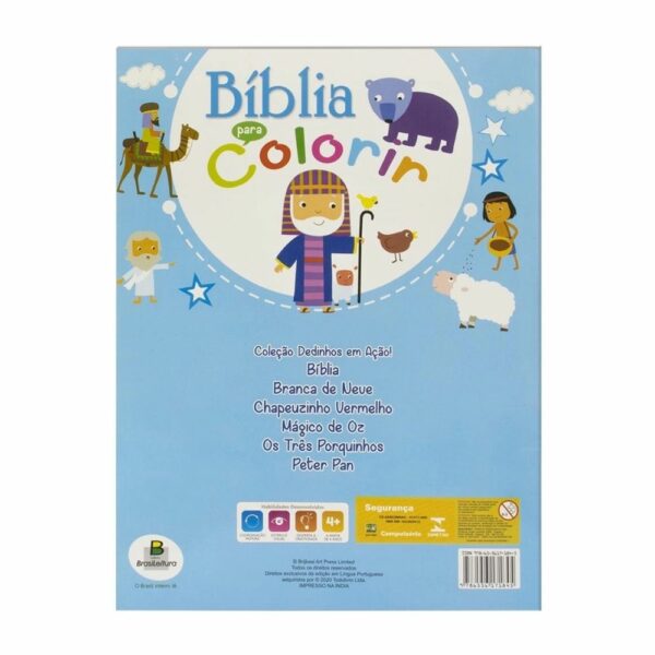 Livro - Dedinhos em Ação! Bíblia para Colorir