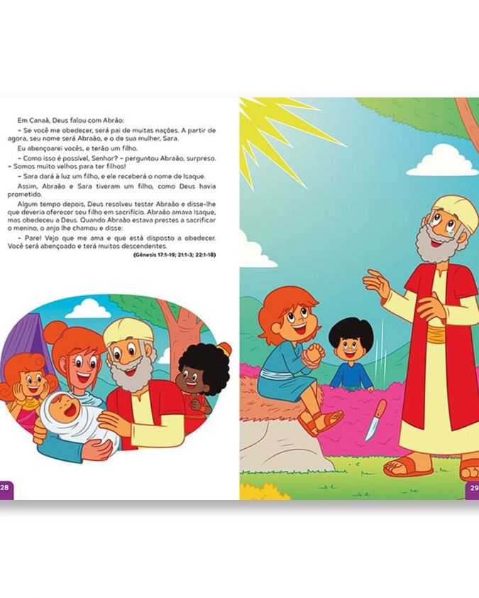 Bíblia Infantil Para Crianças - 3 Palavrinhas - Imagem 3