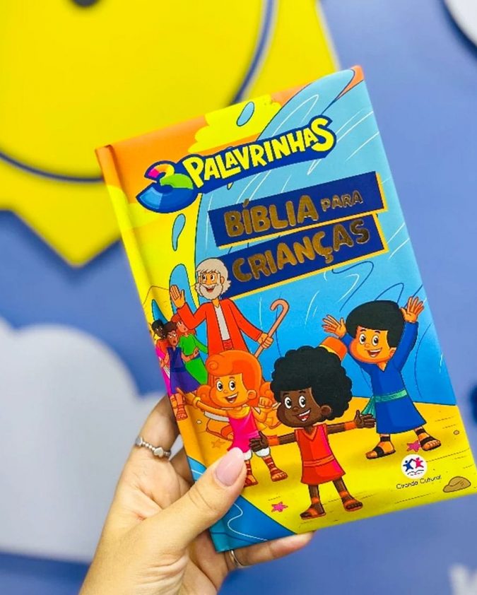 Bíblia Infantil Para Crianças - 3 Palavrinhas - Imagem 4