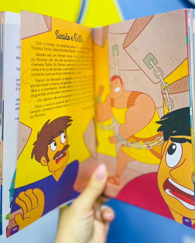 Bíblia Infantil Para Crianças - 3 Palavrinhas - Imagem 5