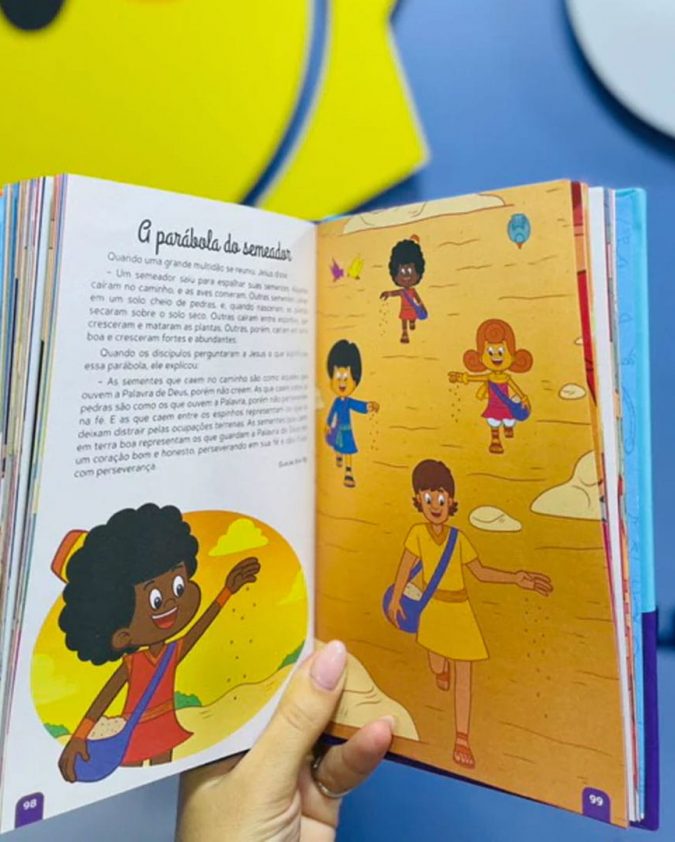 Bíblia Infantil Para Crianças - 3 Palavrinhas - Imagem 6