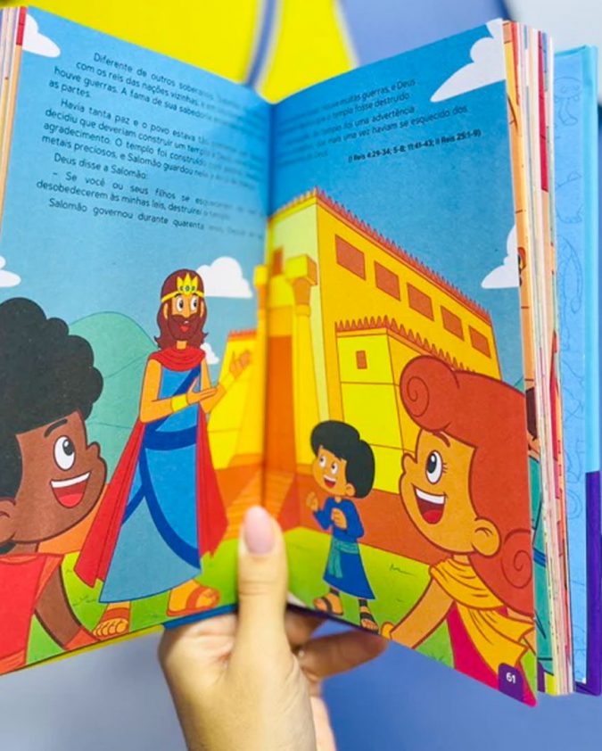 Bíblia Infantil Para Crianças - 3 Palavrinhas - Imagem 7