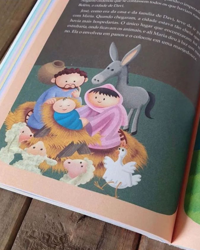 Livro Infantil Cristão 365 Histórias Bíblicas Narradas Com Carinho Livro Com QR Code E Áudio - Image 2