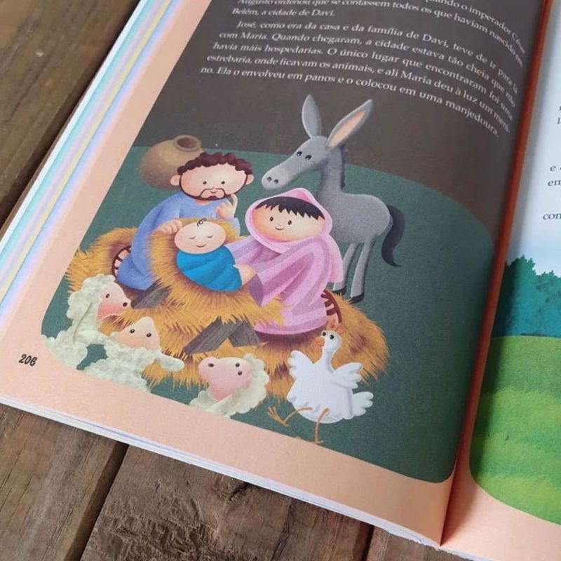 Livro Infantil Cristão 365 Histórias Bíblicas Narradas Com Carinho Livro Com QR Code E Áudio - Image 2