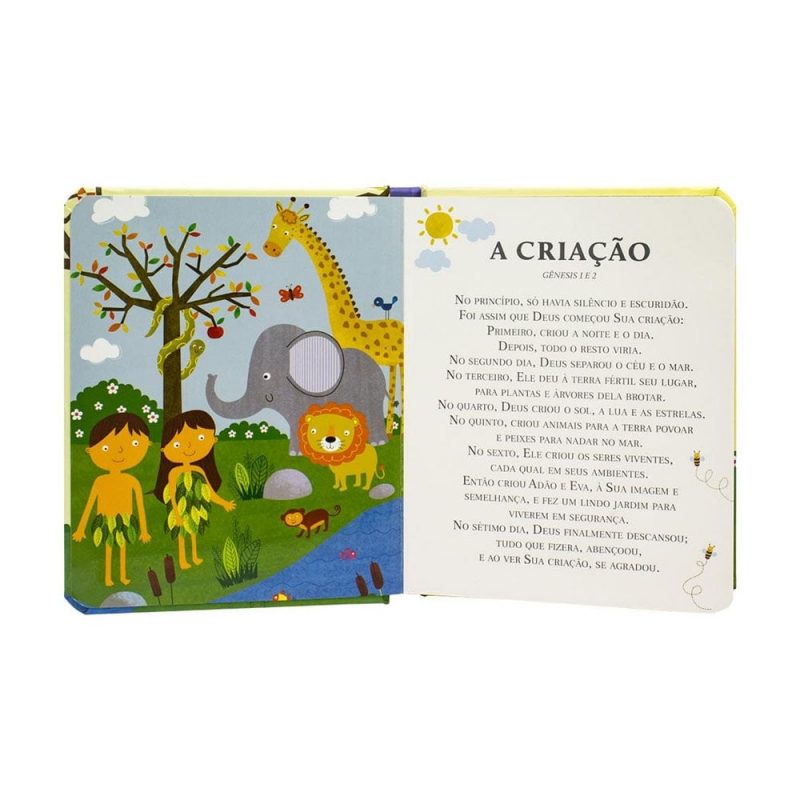 Bíblia do Bebê Livro Infantil Biblia da Criança Menino Menina - Image 4