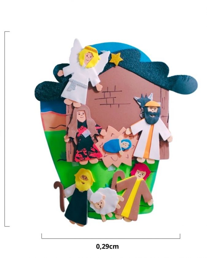 Recurso Visual Para Ministério Infantil - Luva De Eva Para Contação de Histórias - Nascimento Jesus - Image 2