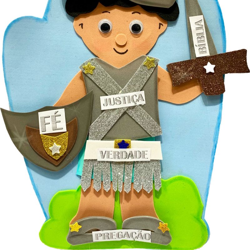 Recurso Visual Para Ministério Infantil - Luva De Eva Para Contação de Histórias - Armadura De Deus - Image 3