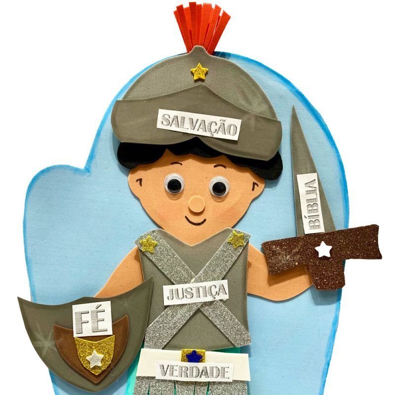 Recurso Visual Para Ministério Infantil - Luva De Eva Para Contação de Histórias - Armadura De Deus - Image 2