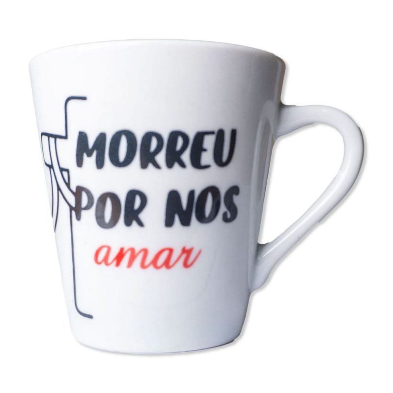 Kit Com 2 Caneca Cristã Para Lembrança de Páscoa Morreu Por Nos Amar - Image 2