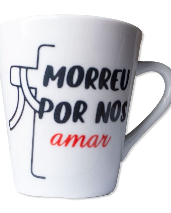 Kit Com 2 Caneca Cristã Para Lembrança de Páscoa Morreu Por Nos Amar - Image 3