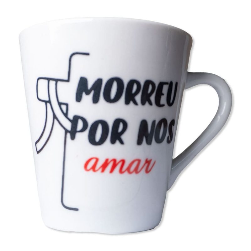 Kit Com 2 Caneca Cristã Para Lembrança de Páscoa Morreu Por Nos Amar - Image 3