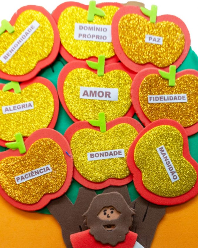Recurso Visual Para Ministério Infantil - Luva De Eva Para Contação de Histórias - Frutos do Espírito Santo - Image 3
