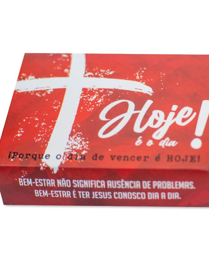 Caixinha De Promessas Versículos Diários Mananciais De Vida - Hoje É O Dia - Vermelha - Image 2