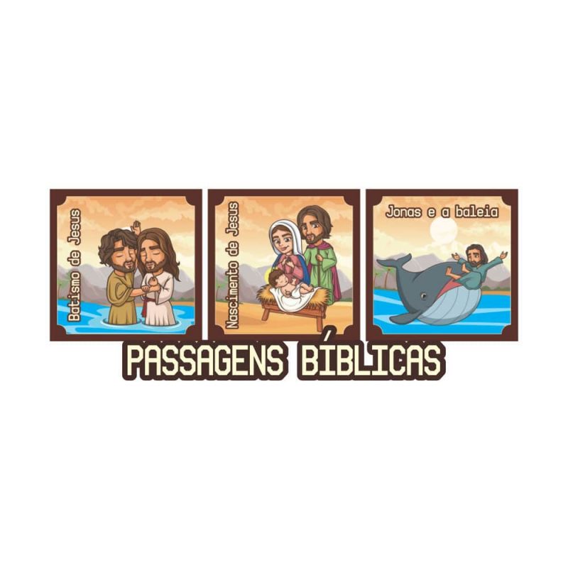 Brinquedo Cristão Jogo Da Memória De Madeira Passagens Bíblicas 24 Peças