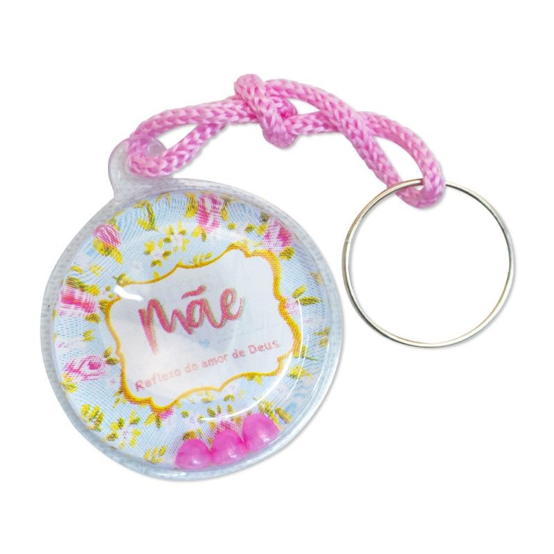 Kit 10 Chaveiro Gel Dia Das Mães Reflexo Do Amor De Deus - Image 3
