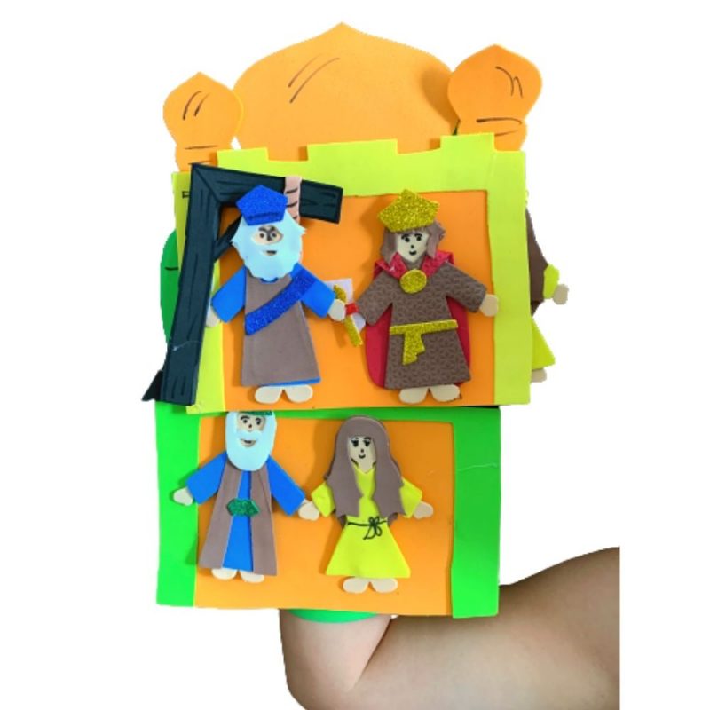 Recurso Visual Para Ministério Infantil - Luva De Eva Para Contação de Histórias - Rainha Ester - Imagem 2