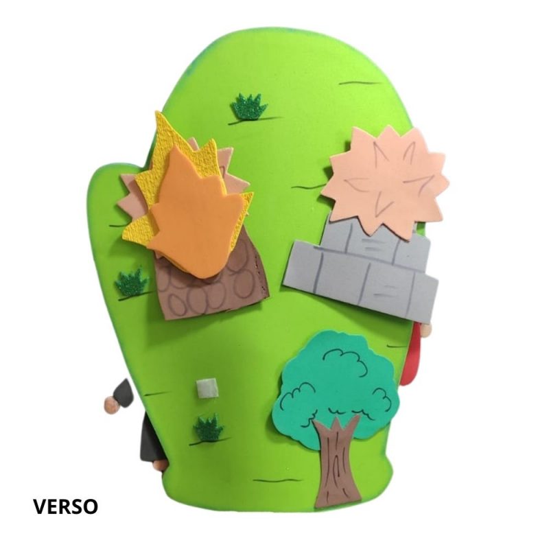 Recurso Visual Para Ministério Infantil - Luva De Eva Para Contação de Histórias - Elias Alimentado Pelos Corvos - Image 2