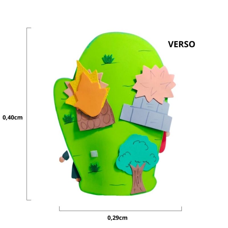 Recurso Visual Para Ministério Infantil - Luva De Eva Para Contação de Histórias - Elias Alimentado Pelos Corvos - Image 3