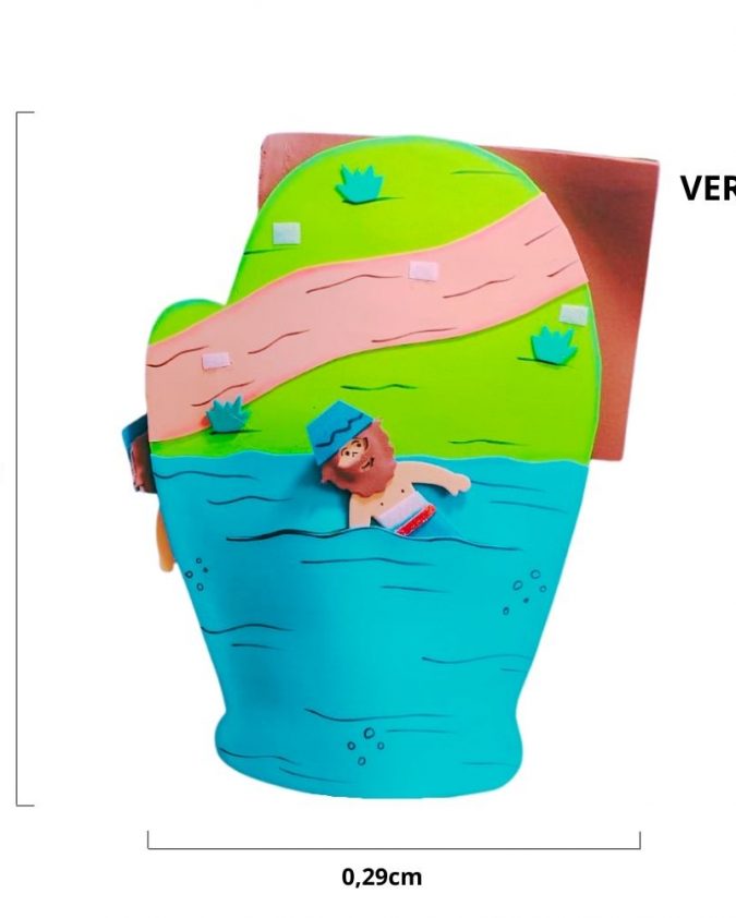 Recurso Visual Para Ministério Infantil - Luva De Eva Para Contação de Histórias - Naamã - Image 2