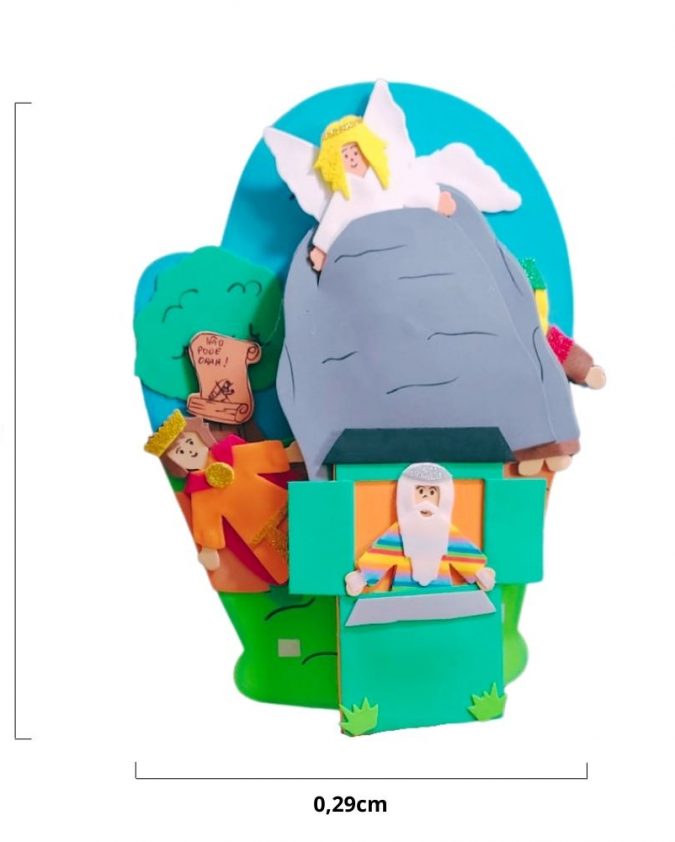 Recurso Visual Para Ministério Infantil - Luva Eva Para Contação de Histórias - Daniel na Cova dos Leões - Image 2