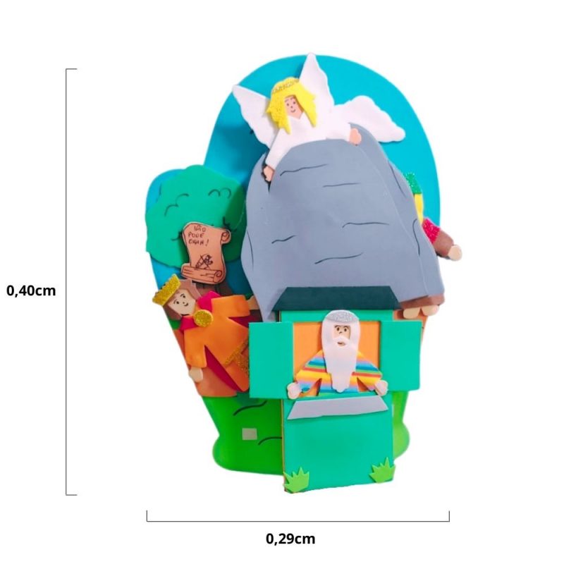 Recurso Visual Para Ministério Infantil - Luva Eva Para Contação de Histórias - Daniel na Cova dos Leões - Image 2