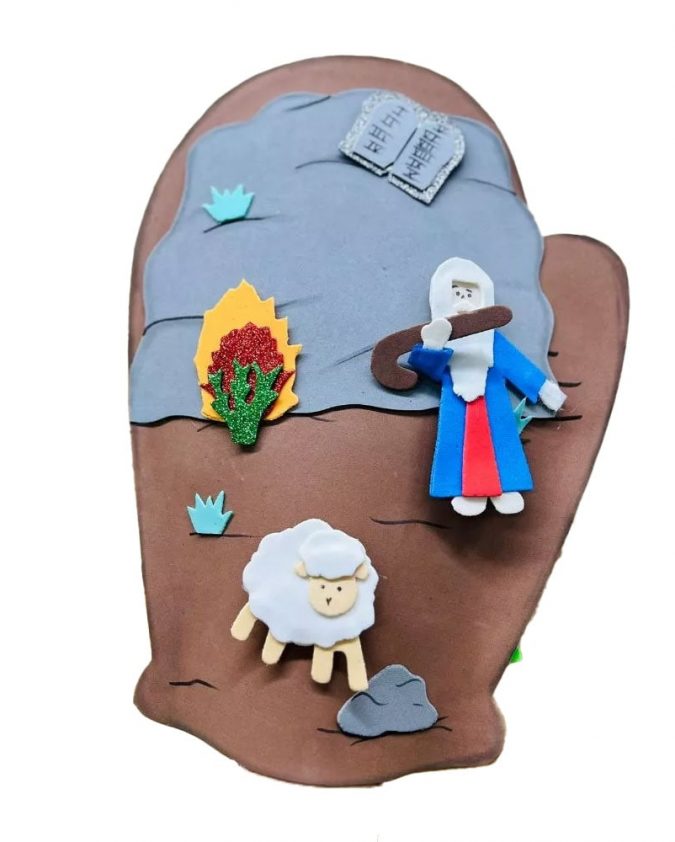 Recurso Visual Para Ministério Infantil - Luva De Eva Para Contação de Histórias - Moisés