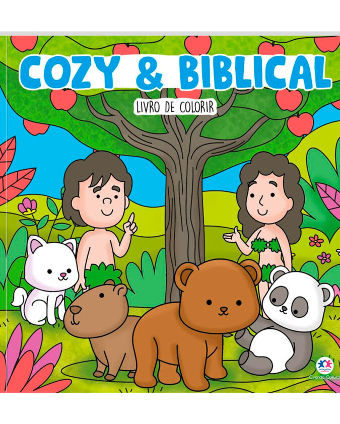 Livro Infantil Para Colorir Cozy & Biblical - Boobie Goods Cristão