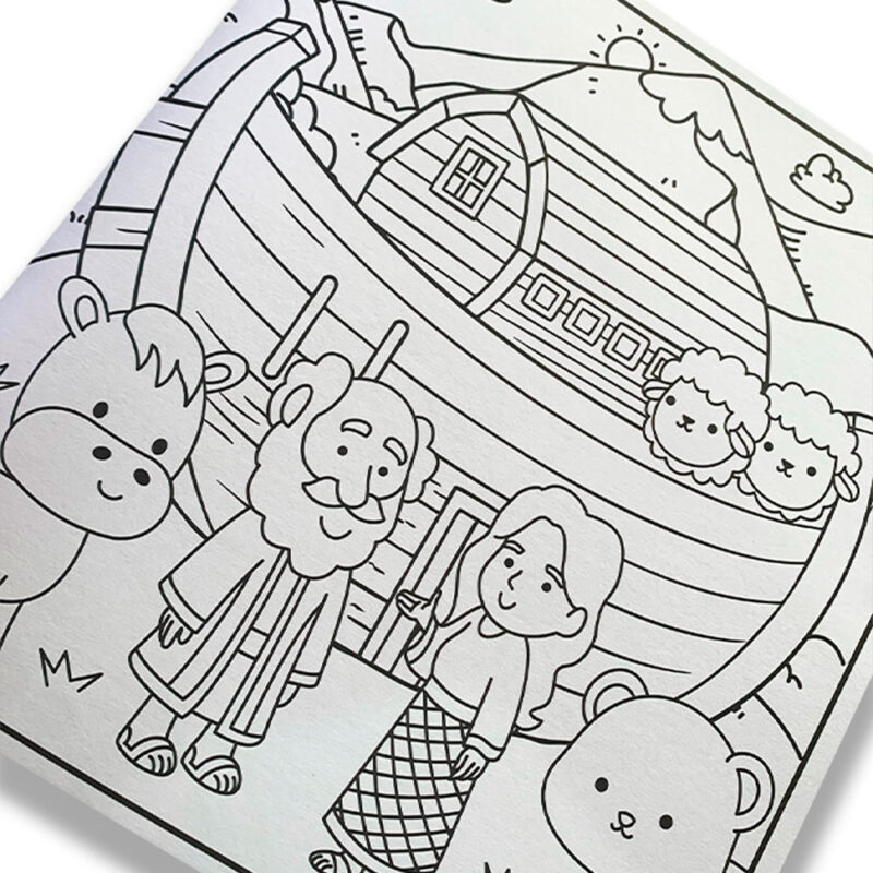 Livro Infantil Para Colorir Comfy & Biblical - Boobie Goods Cristão - Imagem 4