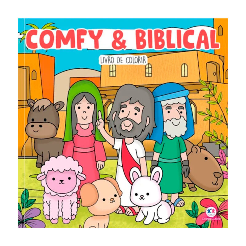 Livro Infantil Para Colorir Comfy & Biblical - Boobie Goods Cristão - Imagem 2
