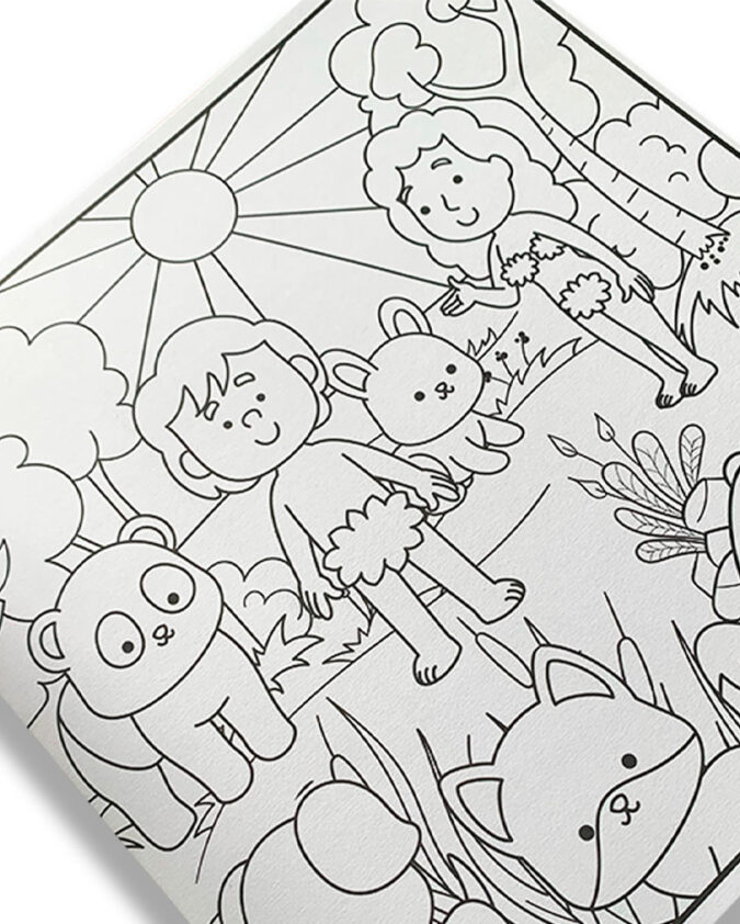 Livro Infantil Para Colorir Comfy & Biblical - Boobie Goods Cristão - Imagem 5