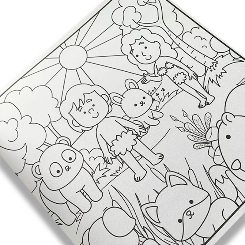 Livro Infantil Para Colorir Comfy & Biblical - Boobie Goods Cristão - Imagem 5