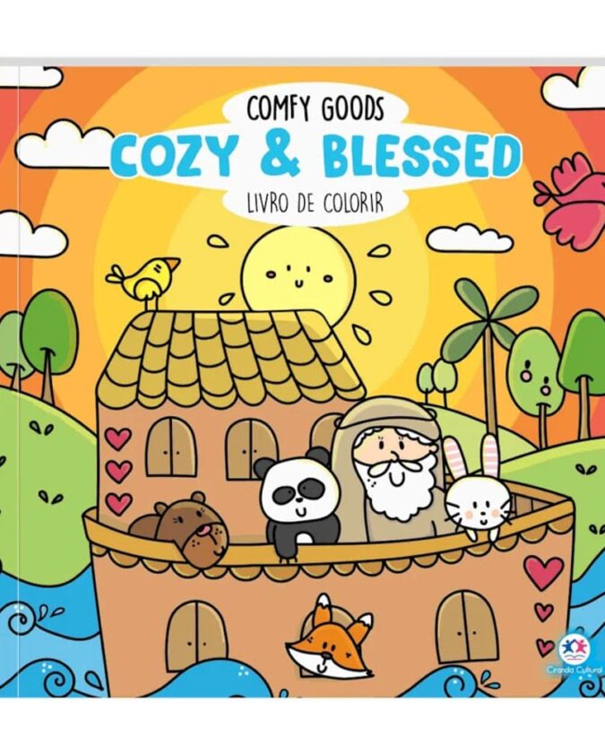 Livro De Colorir Comfy Goods Cozy & Blessed - Boobie Goods Cristão