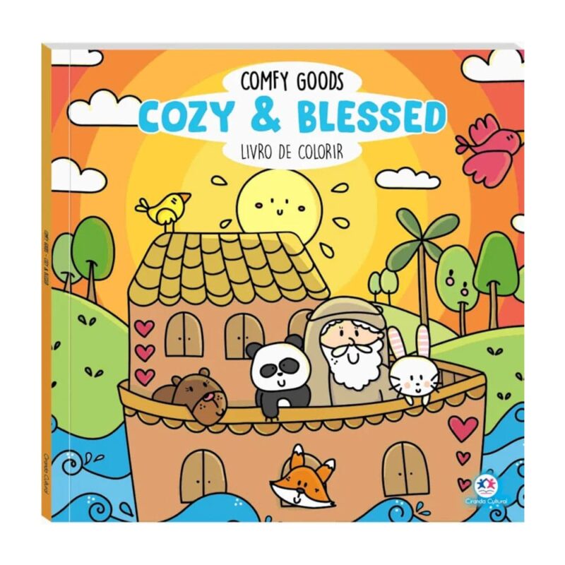 Livro De Colorir Comfy Goods Cozy & Blessed - Boobie Goods Cristão