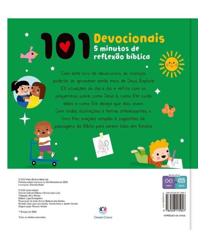 Livro 101 Devocionais - 5 Minutos De Reflexão Bíblica - Capa Dura Almofadada - Imagem 3