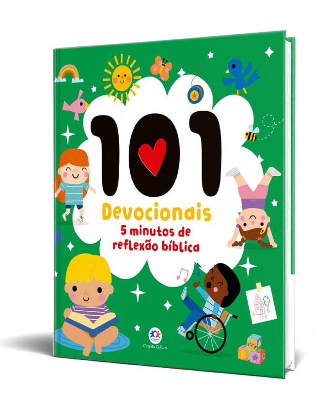 Livro 101 Devocionais - 5 Minutos De Reflexão Bíblica - Capa Dura Almofadada