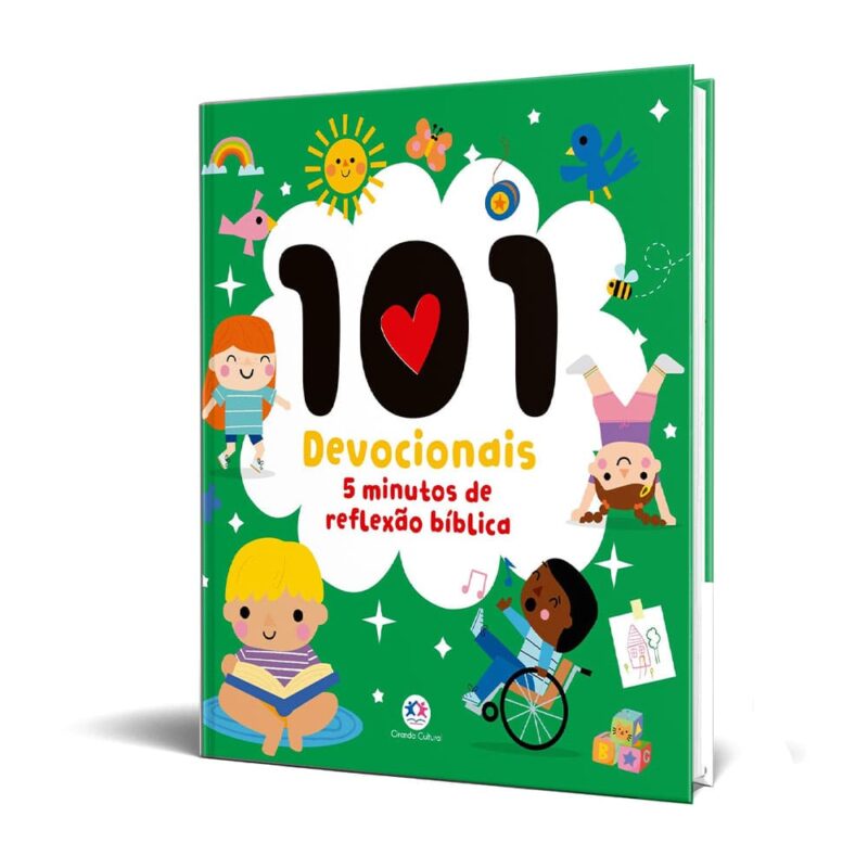 Livro 101 Devocionais - 5 Minutos De Reflexão Bíblica - Capa Dura Almofadada