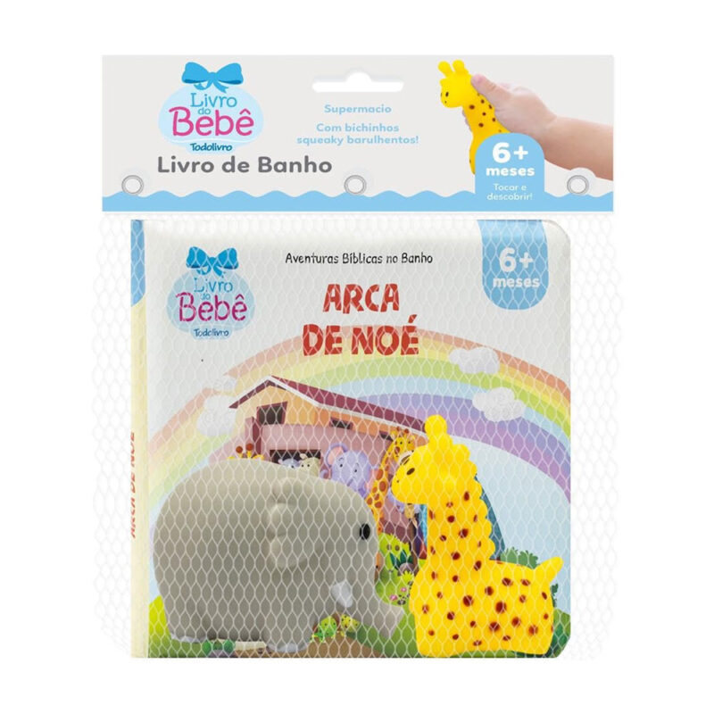 Livro Do Bebê Livro De Banho Aventuras Bíblicas No Banho Arca De Noé