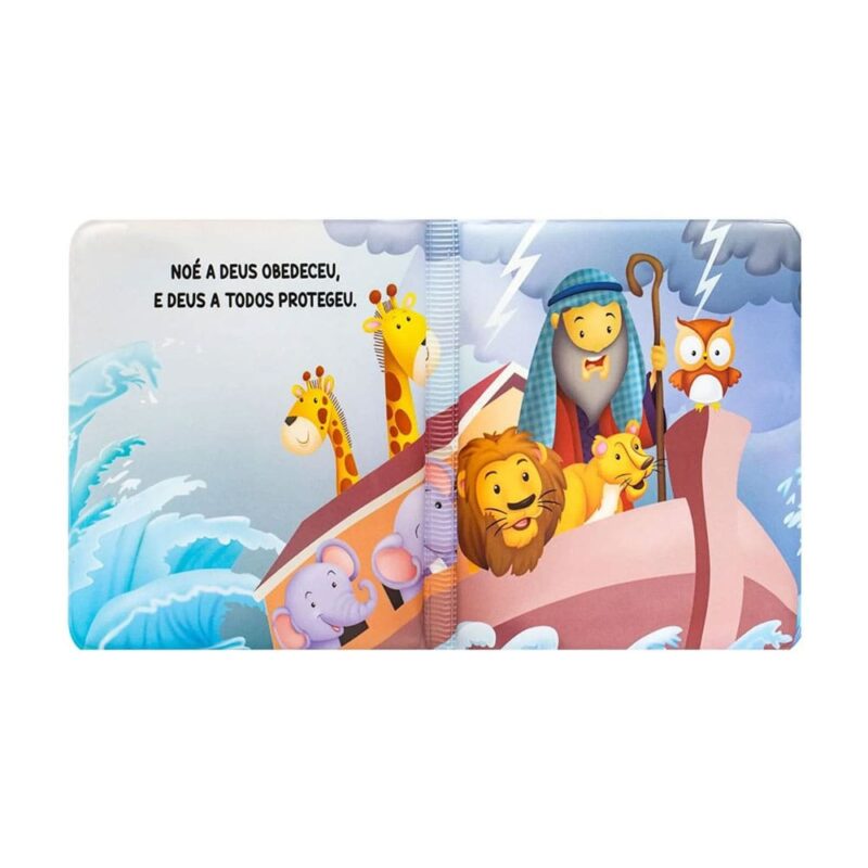 Livro Do Bebê Livro De Banho Aventuras Bíblicas No Banho Arca De Noé - Imagem 5