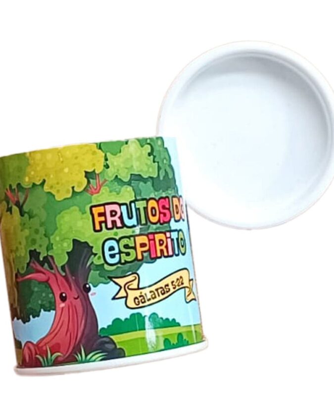 Livro Infantil Capa De Pelúcia Os Frutos Do Espirito + Jogo Da Memória Frutos Do Espírito - Imagem 8