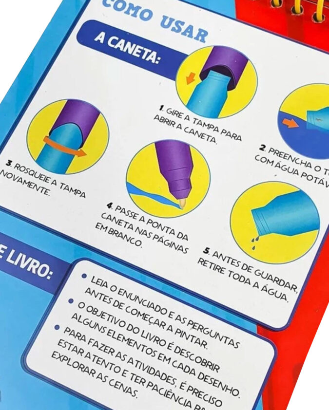 Livro Infantil Aquabook 3 Palavrinhas - Deus é nosso amigo - Livro de pintar com água - Imagem 5