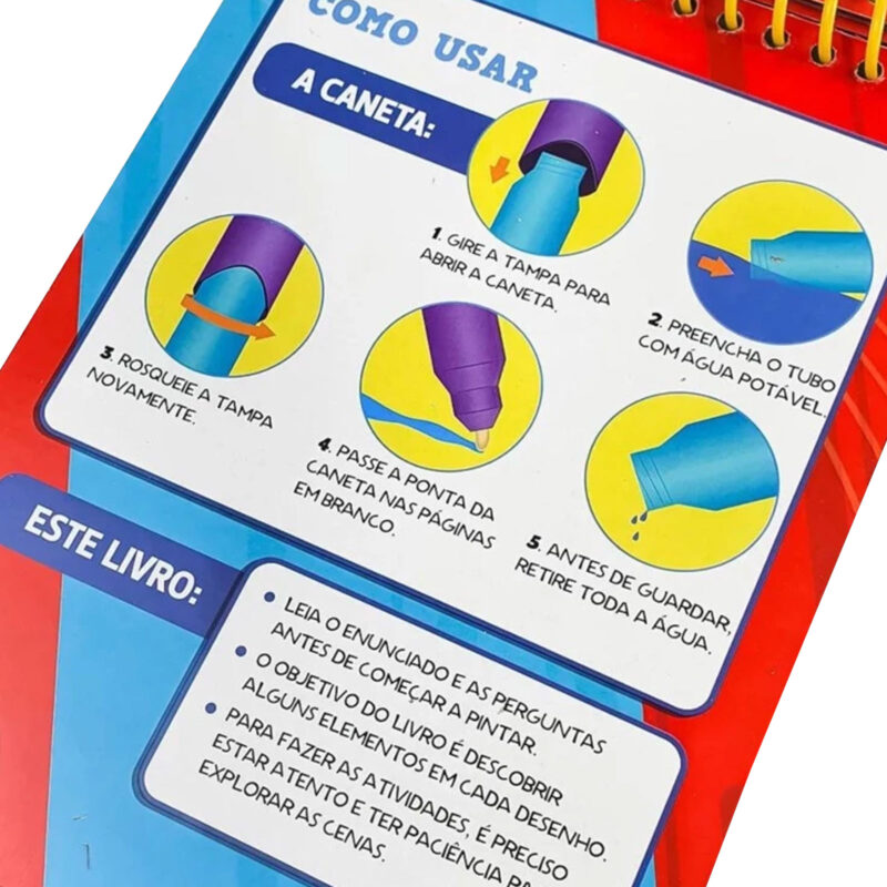 Livro Infantil Aquabook 3 Palavrinhas - Deus é nosso amigo - Livro de pintar com água - Imagem 5