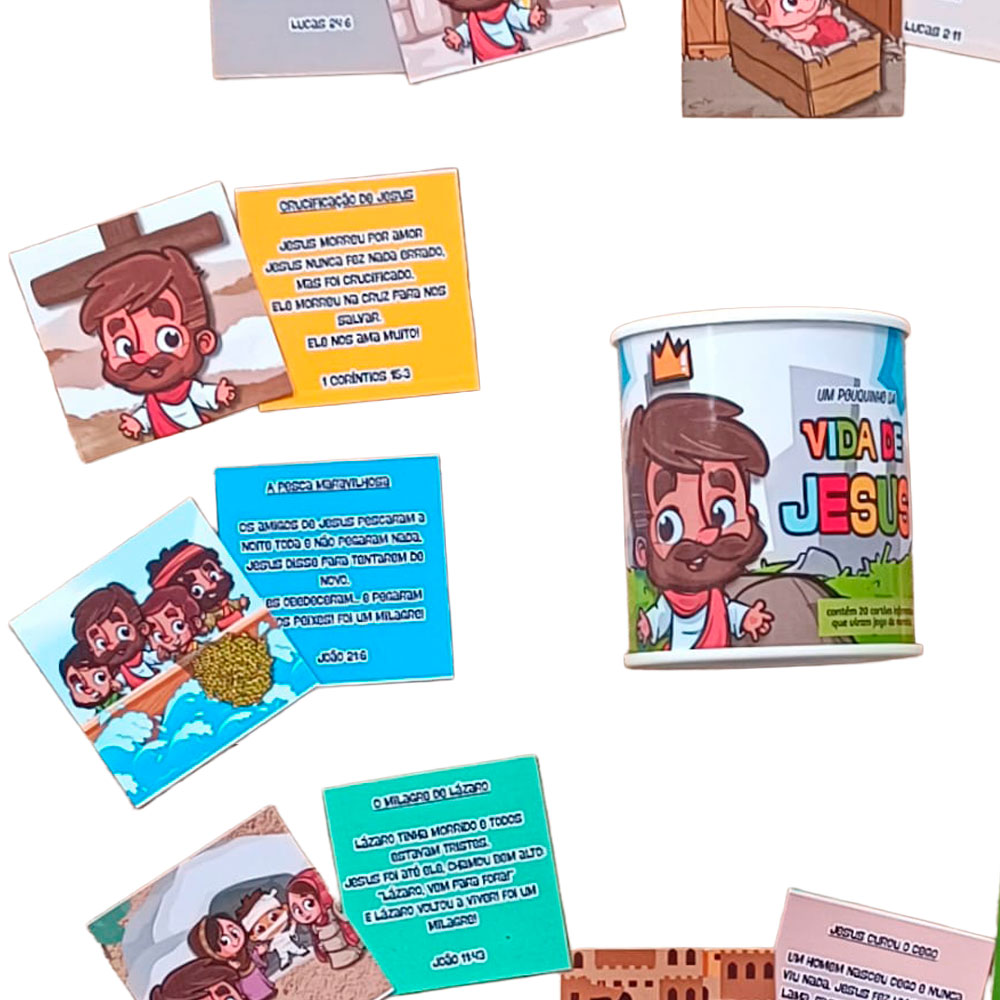 Jogo Da Memória Um Pouquinho Da Vida De Jesus - Imagem 3