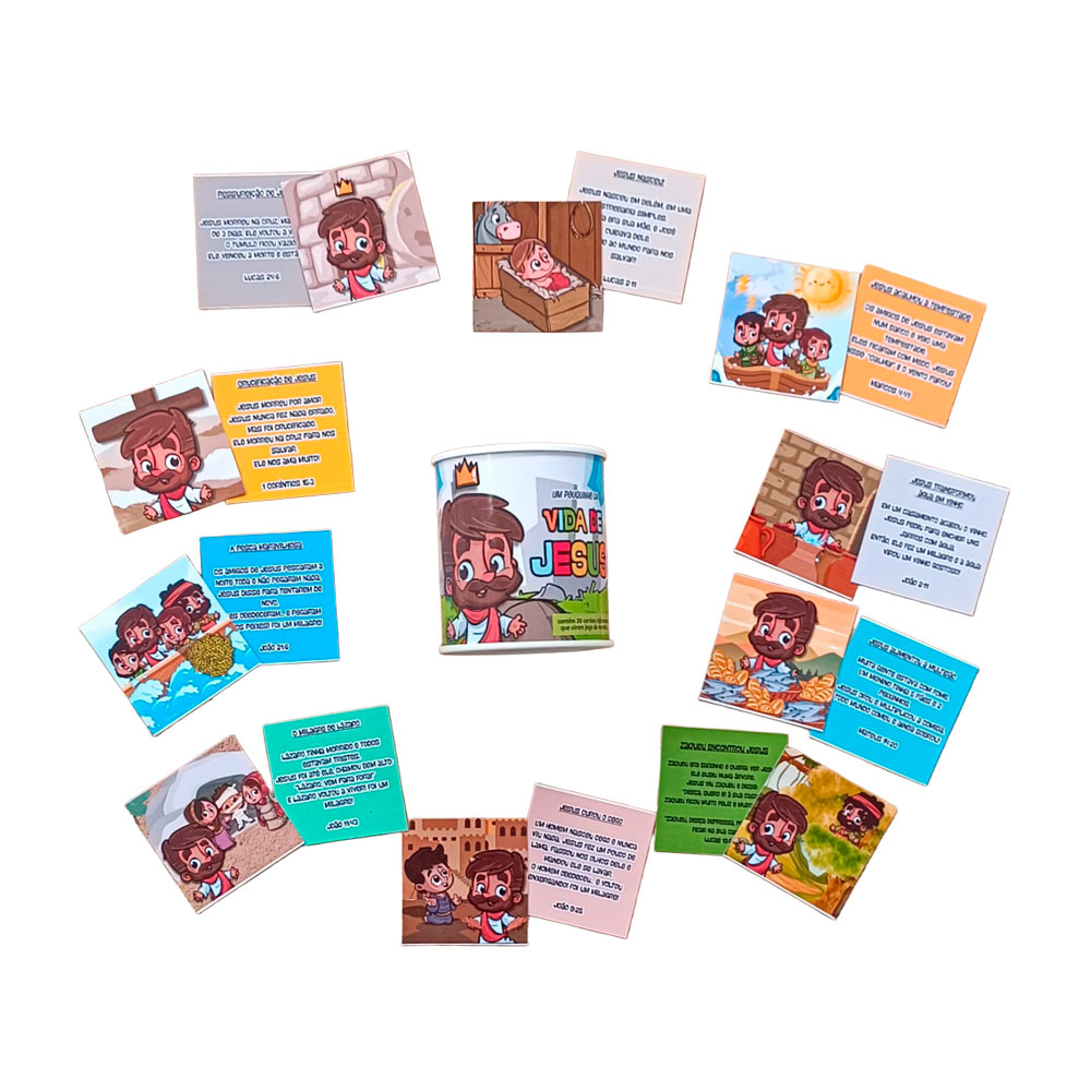 Jogo Da Memória Um Pouquinho Da Vida De Jesus - Imagem 2