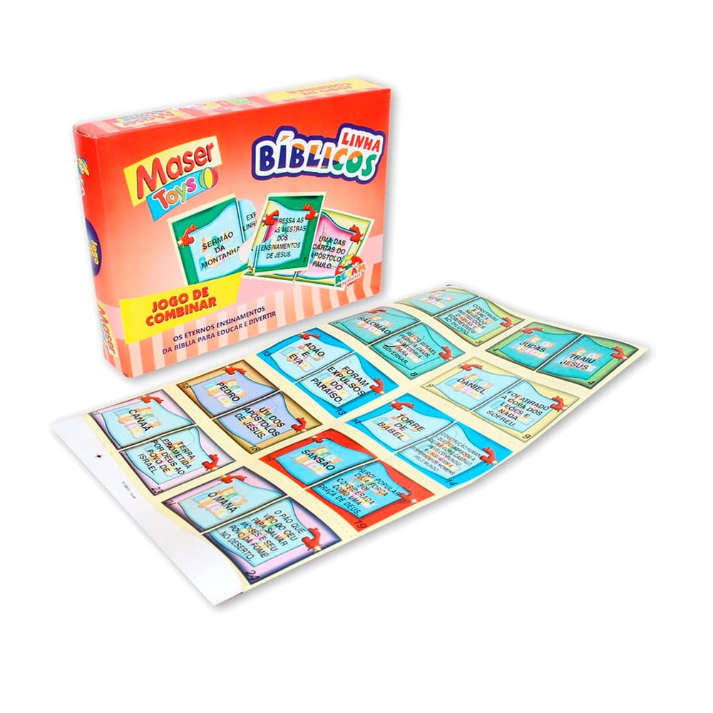 Kit 3 Jogos Bíblicos - Jogo de combinar e quebra-cabeça cristão - Imagem 3