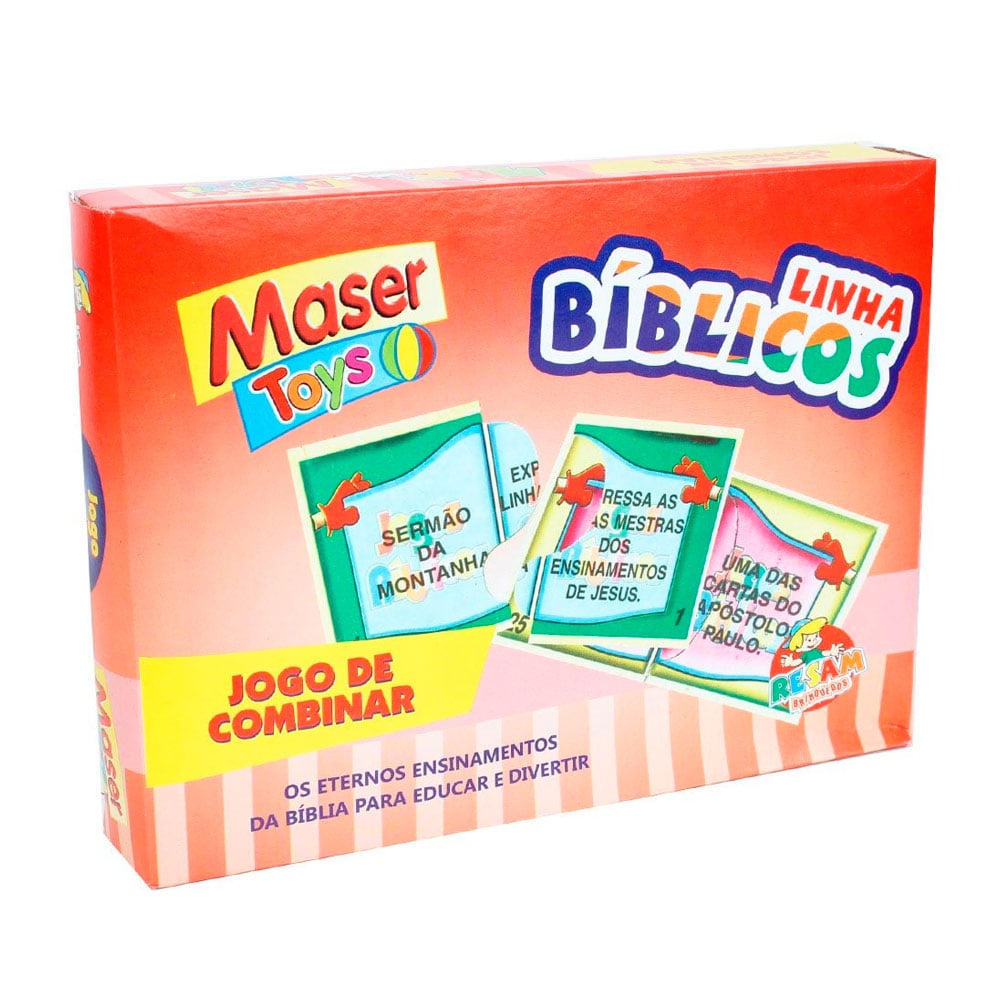 Kit 3 Jogos Bíblicos - Jogo de combinar e quebra-cabeça cristão - Imagem 2