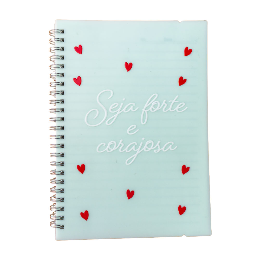 Caderno Cristão Pautado Seja Forte E Corajosa - Imagem 2