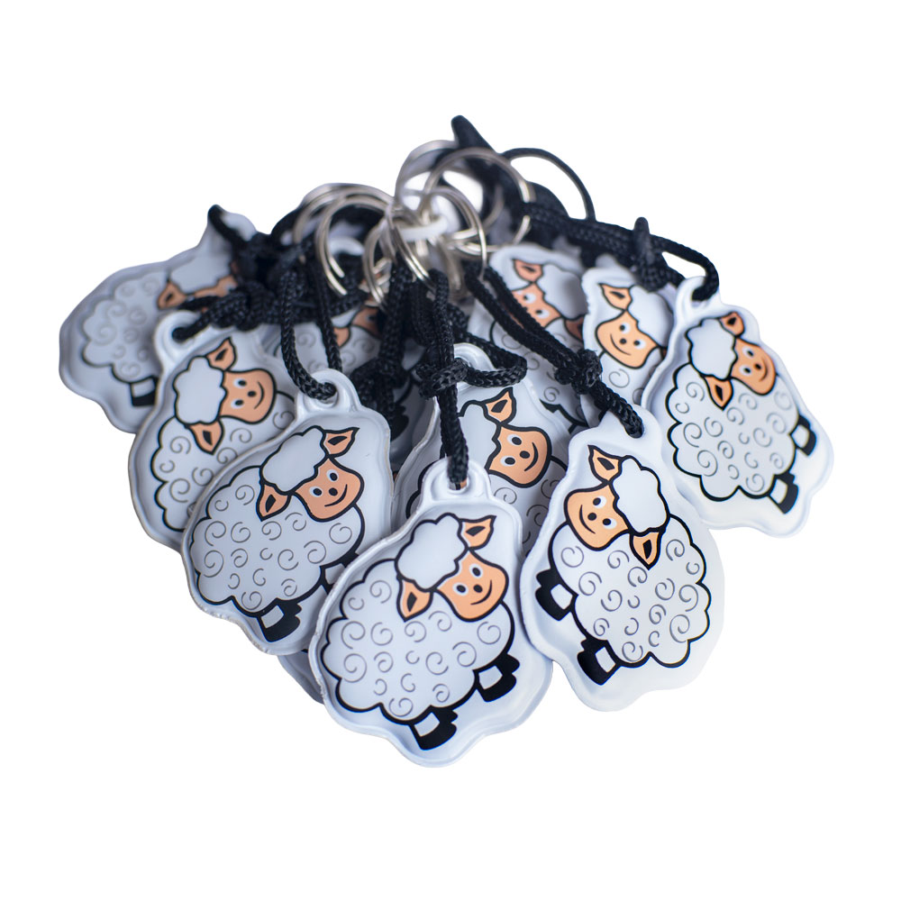 Chaveiro ovelha fofo pacote com 10 unidades - Imagem 3