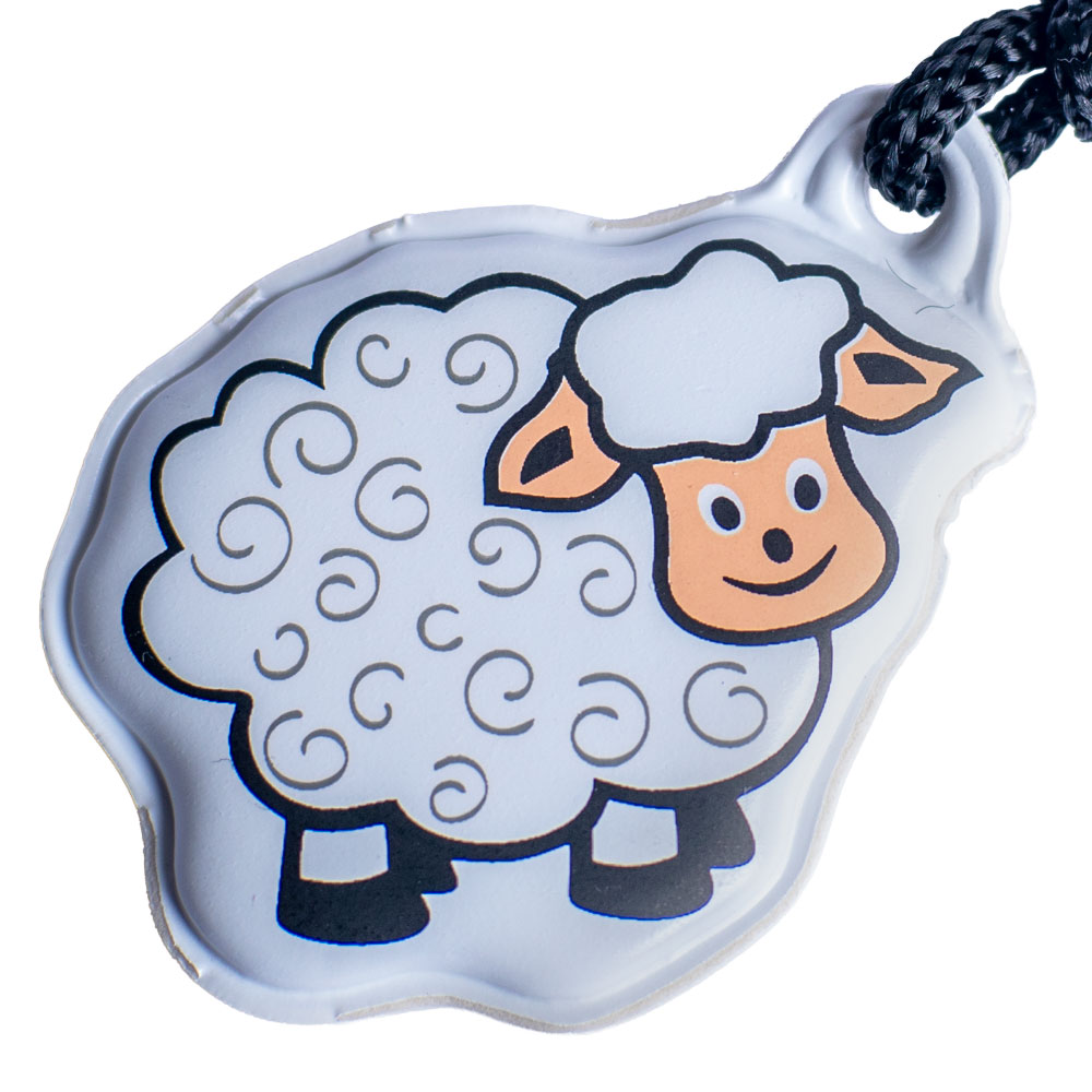 Chaveiro ovelha fofo pacote com 10 unidades - Imagem 2